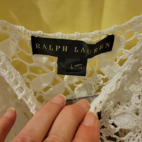Ralph Lauren Crochet Top - Picture 3 of 7